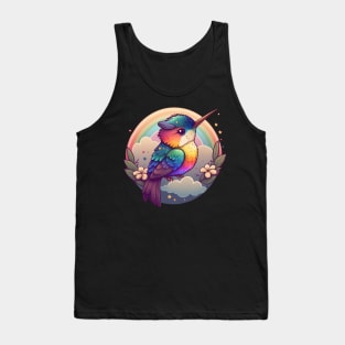 Rainbow Hummingbird Tank Top